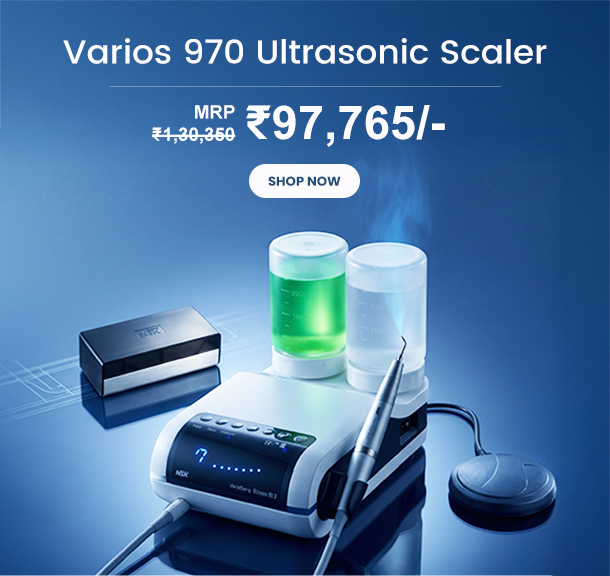 NSK Varios 970 Ultrasonic Scaler with 3 Tips (Y1001175)